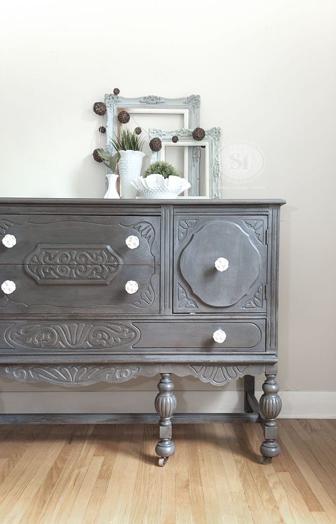 Driftwood General Finishes Painted Buffet1