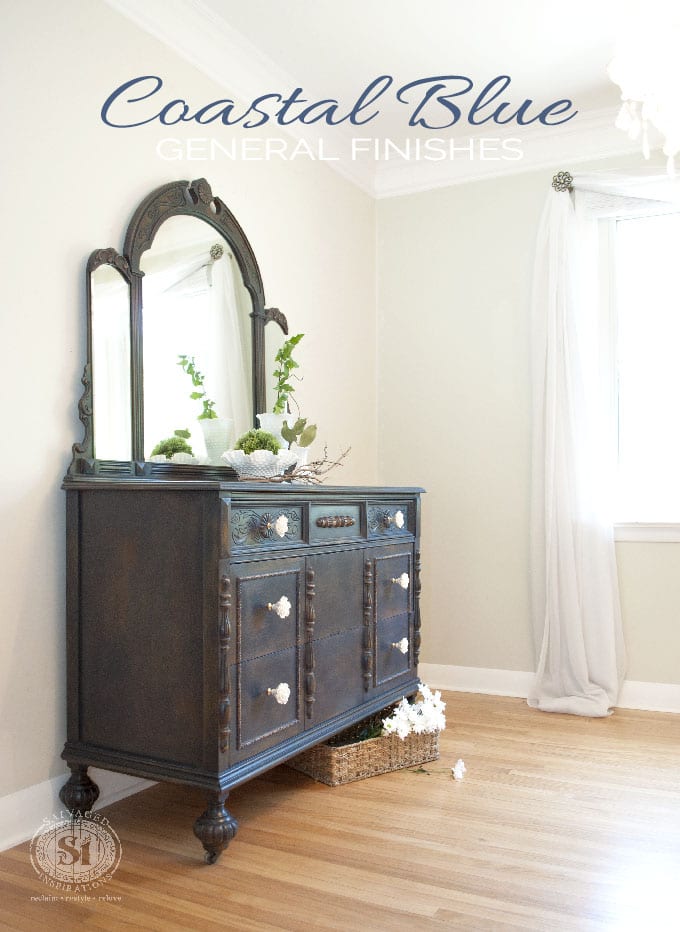 GF Coastal Blue Dresser Text