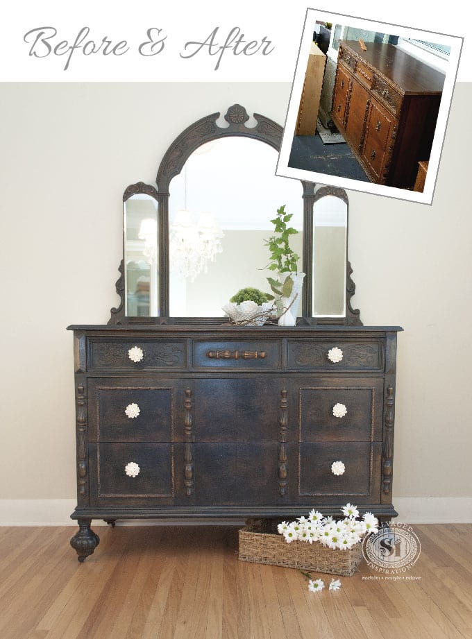 General Finishes Coastal Blue Dresser B&A