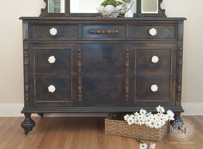 General Finishes Coastal Blue Dresser Body