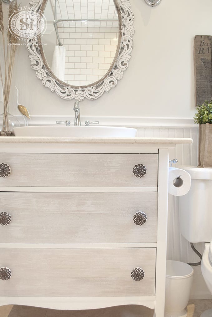 Repurosed Dresser into Vanity