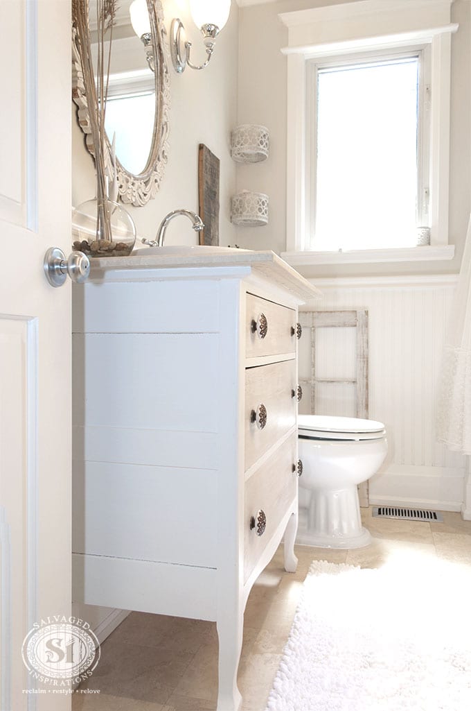 Restore Dresser into Bathroom Vanity