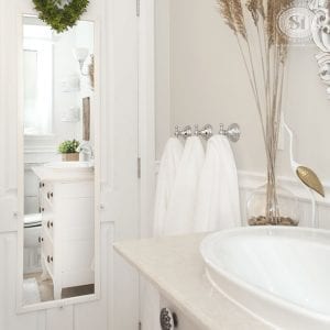 Salvaged Bathroom Mirror Reflections