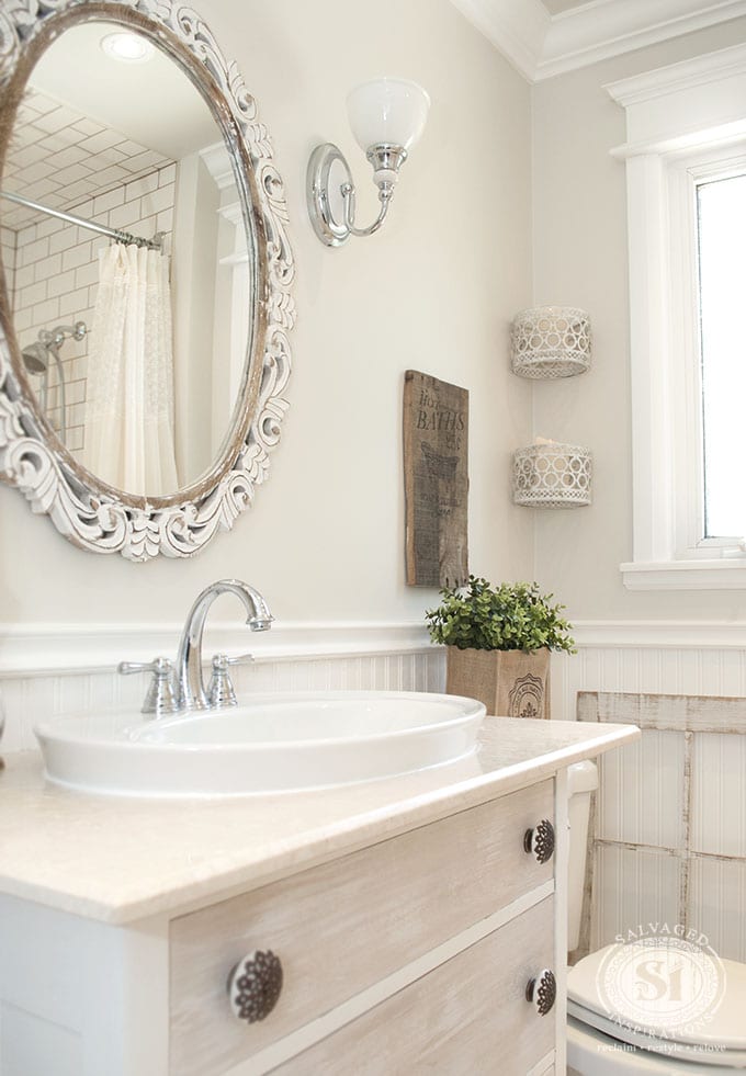 Salvaged Bathroom Restyle