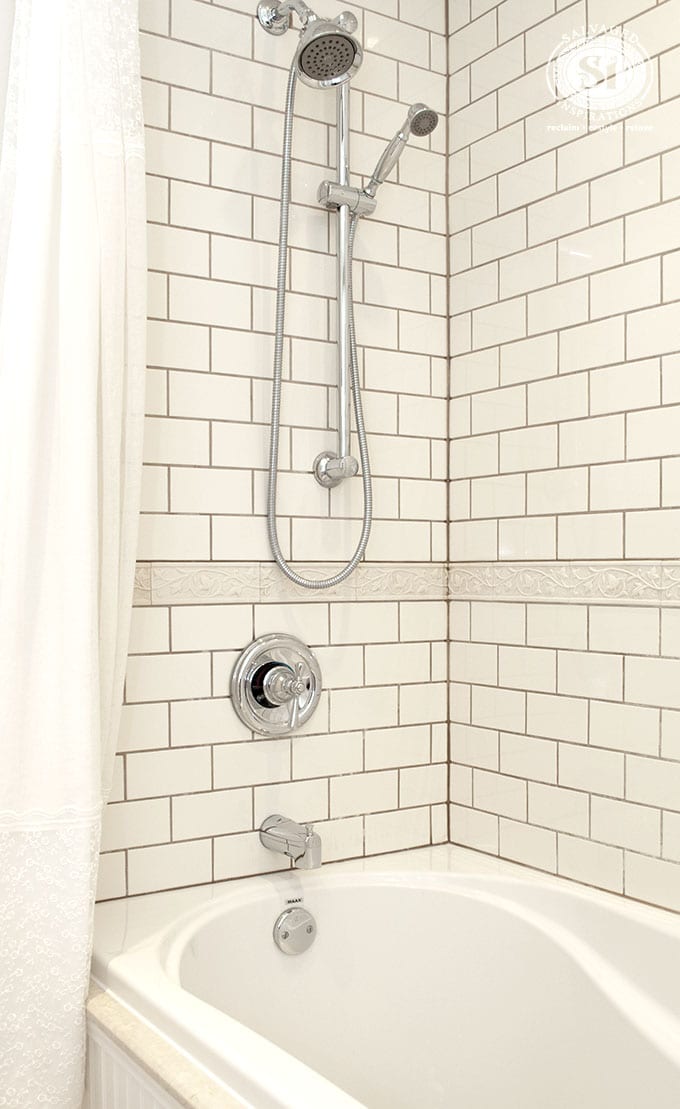 Subway Tiled Bathtub