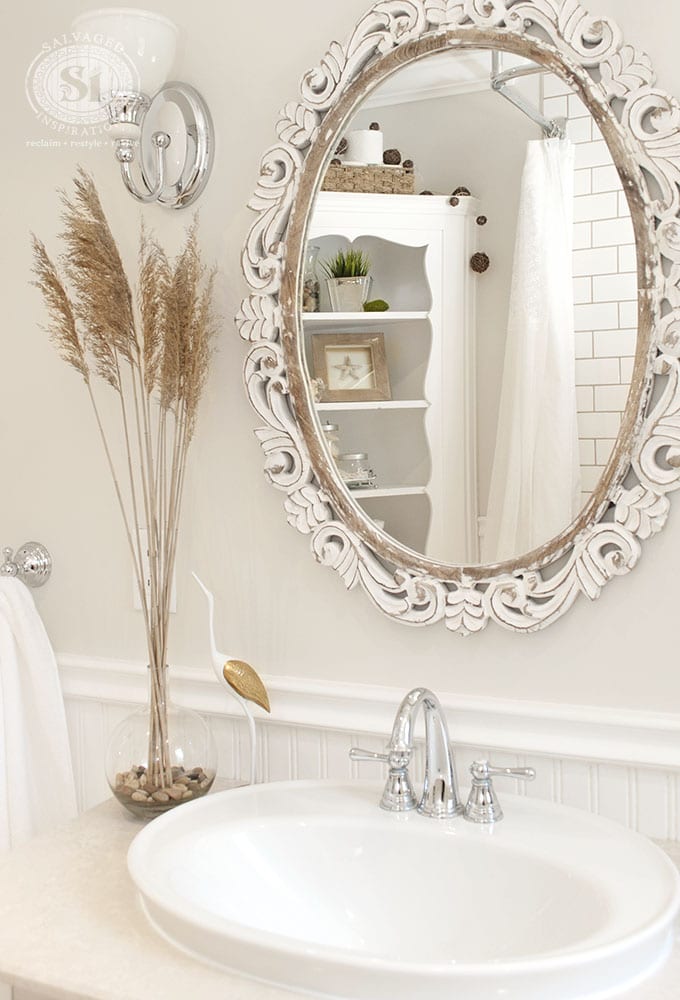 sink and bathroom mirror