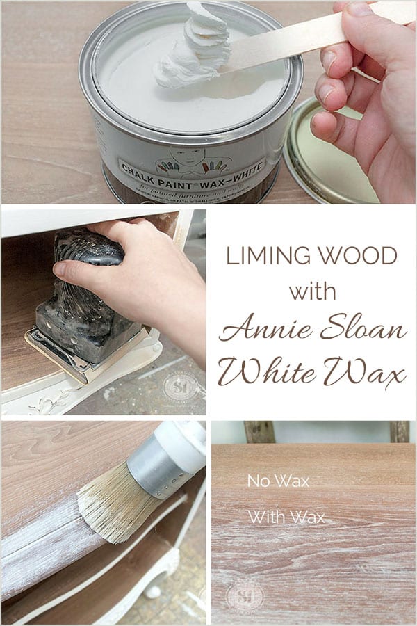 Liming Wood w Annie Sloan White Wax Tutorial