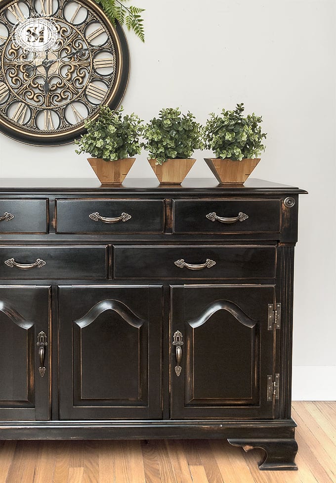 buffet-easy-diy-pottery-barn-black-painted-finish