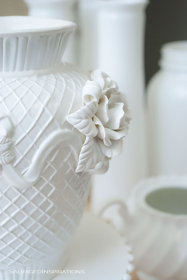 Spray Painted Glass Vase