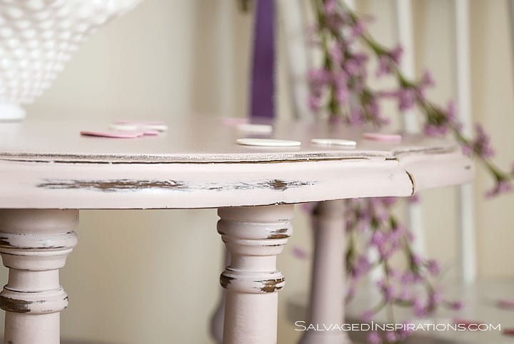 Annie Sloan Antoinette + Black Wax Details