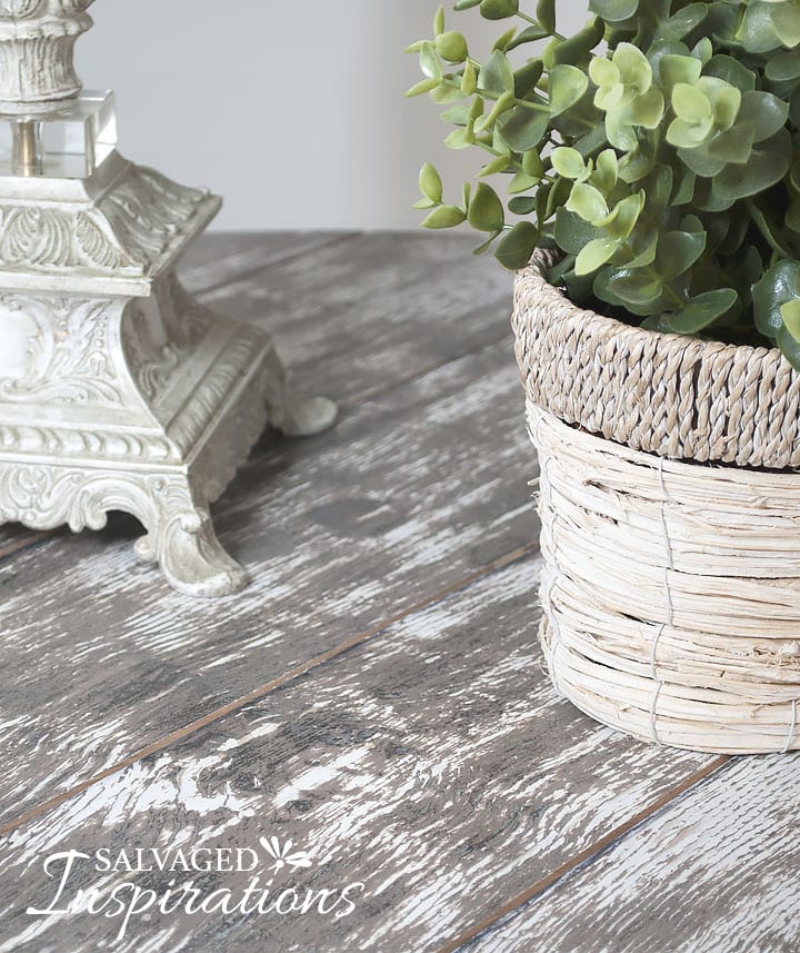 DIY Barn Wood Spool Table