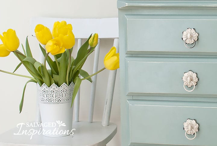 Thrift Store Lingerie Chest - Duck Egg