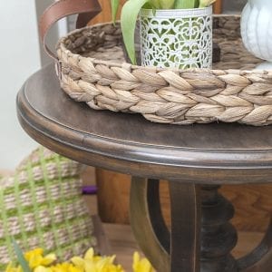 Black Washed Table w General Finishes Lamp Black