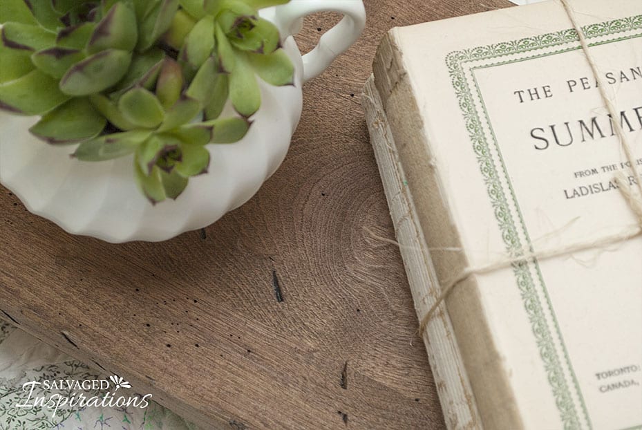 Close up Of DIY Wood Display Riser