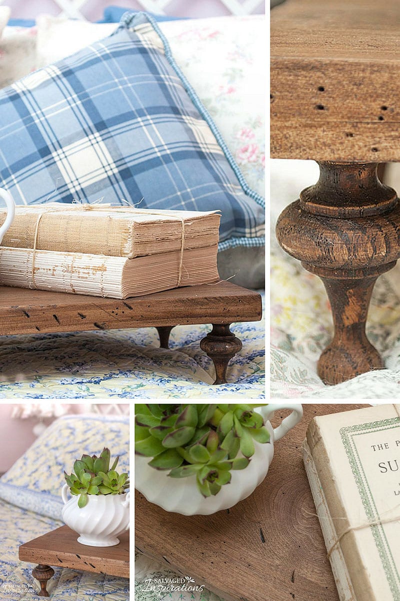 DIY Reclaimed Wood Tray-Riser Collage