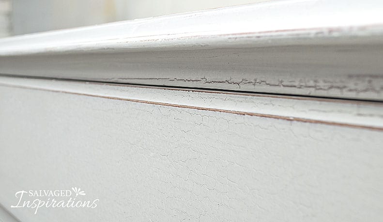 Milk Painted Crackle Dresser