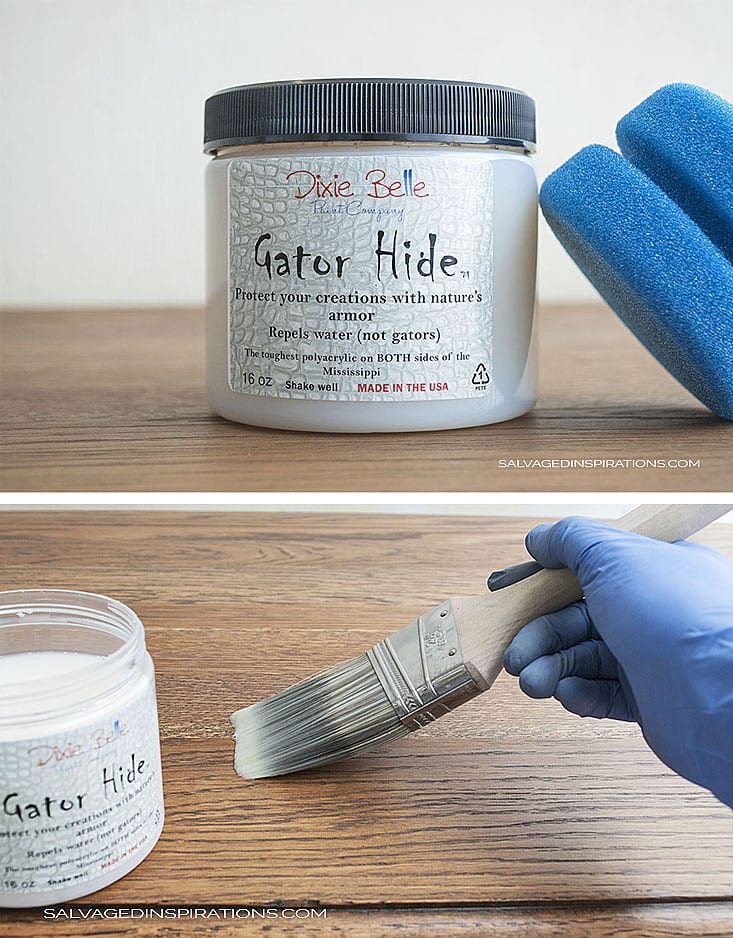Dixie Belle Gator Hide Waterbased Poly + Applying