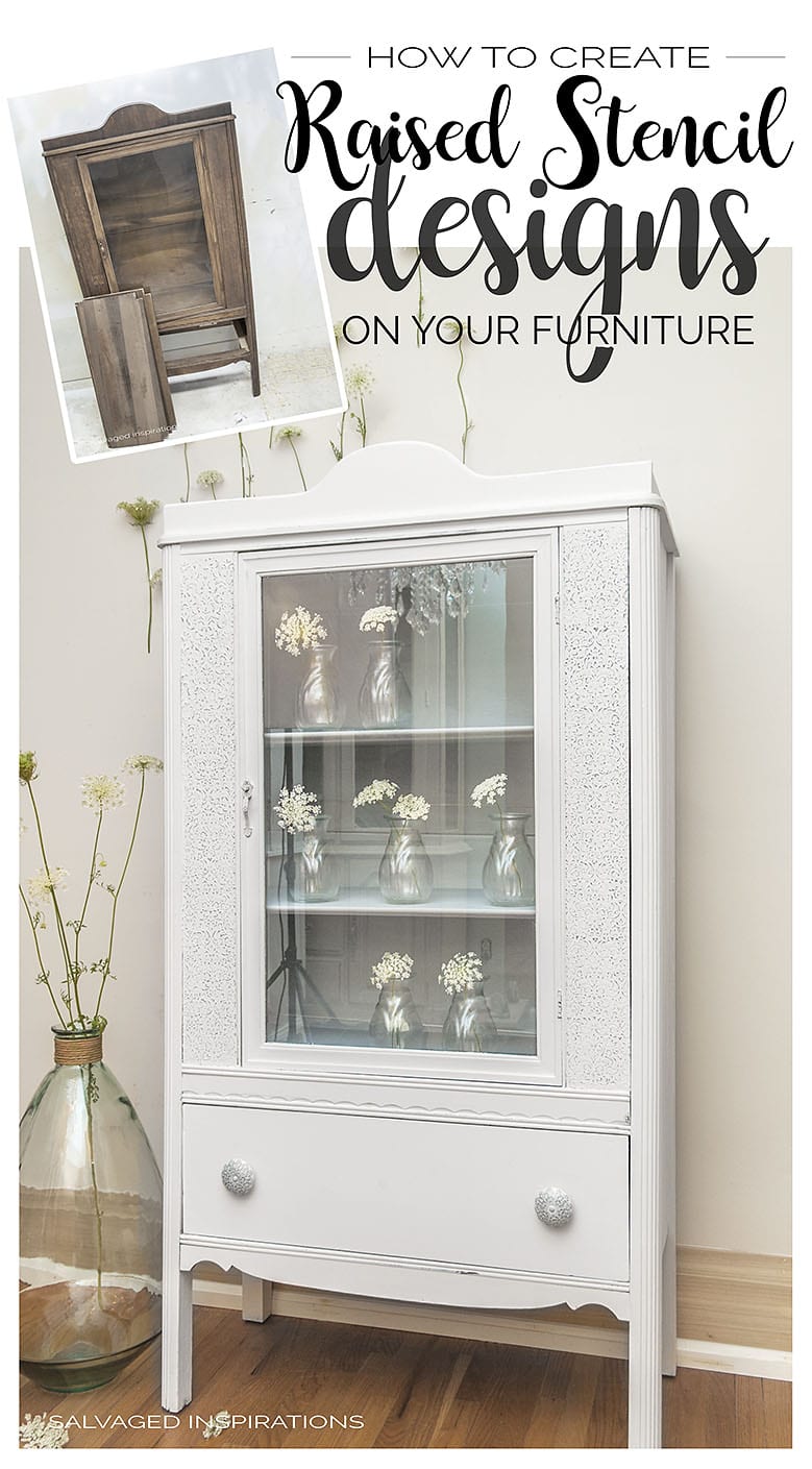 How To Create Raised Stencil Designs on Your Furniture