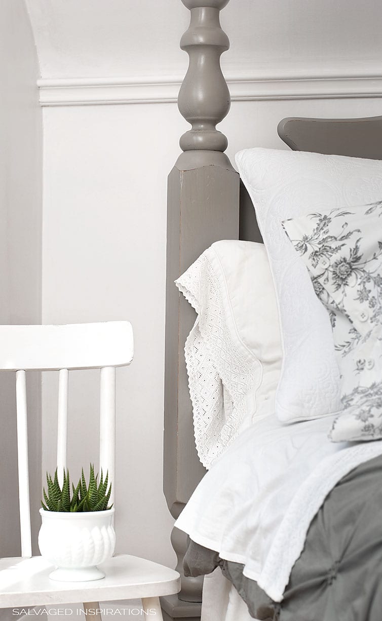 AS French Linen Chalk Painted Head Board