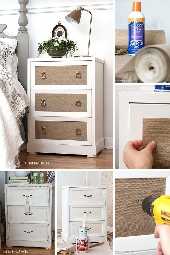 How To Add Wallpaper to Furniture - SI Blog