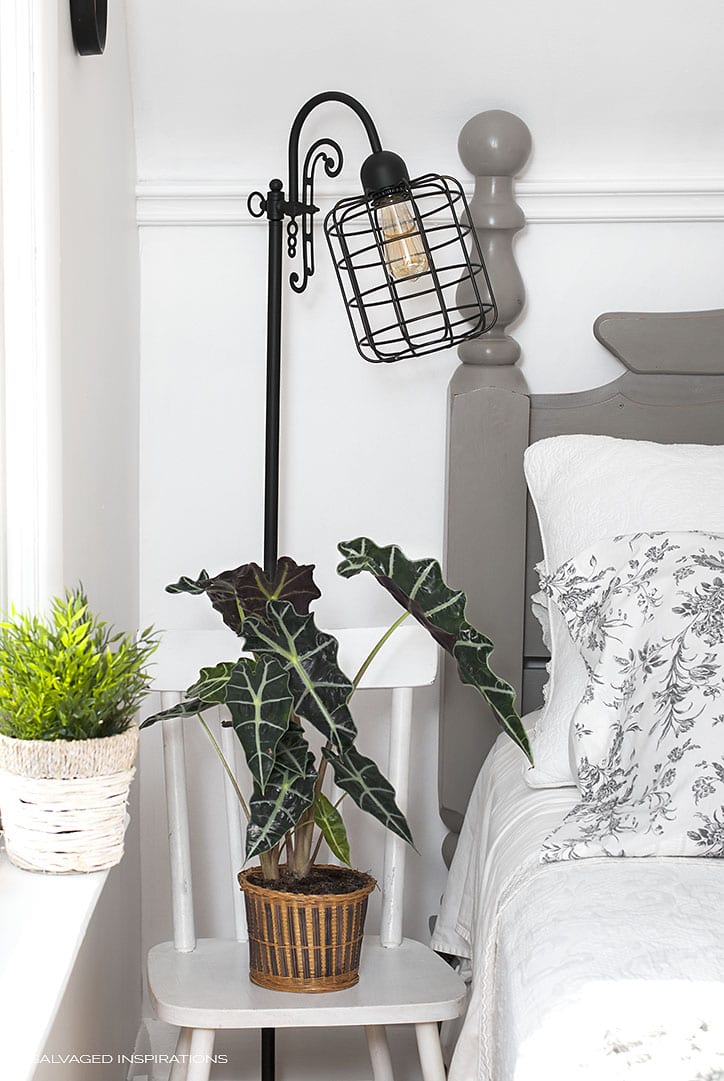 DIY Vintage Industrial Cage Light