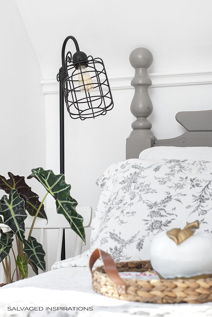 Salvaged DIY Vintage Cage Light