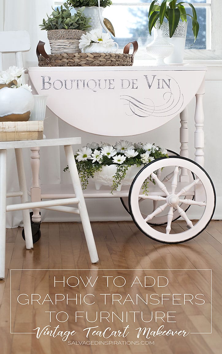 HOW TO ADD GRAPHIC TRANSFERS TO FURNITURE