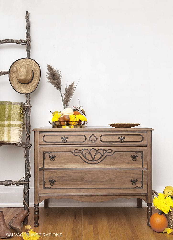 Raw Wood Dresser Makeover - Salvaged Inspirations