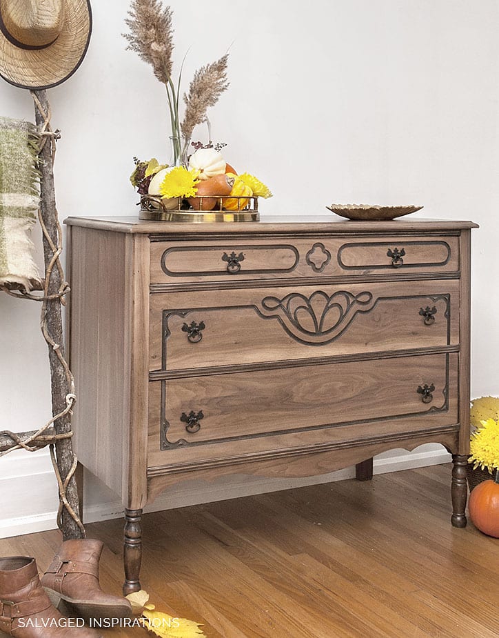 Raw Wood Dresser Topcoated w Boss Flat Poly