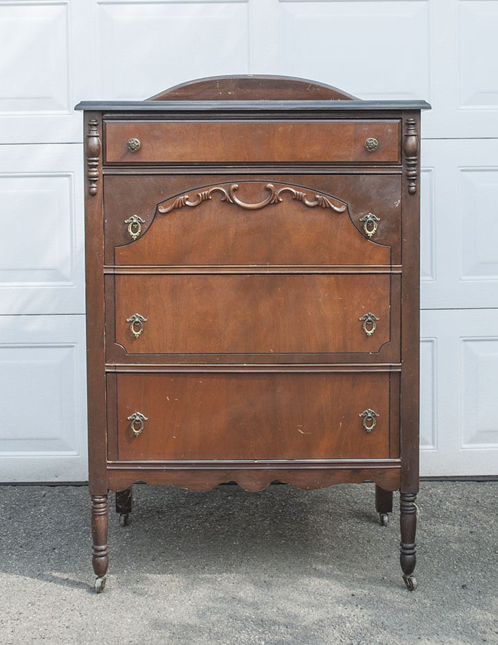 Tall Antique Dresser 50Hx32Wx20D