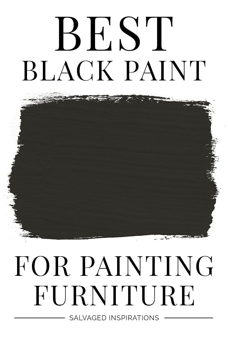 Best Black Paint for Painting Furniture + AS Graphite Swatch