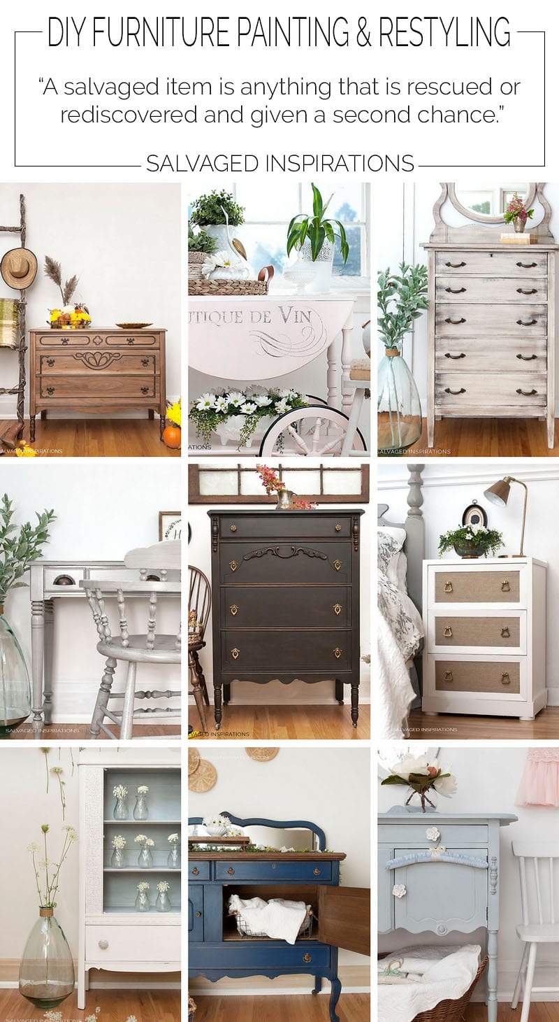 Salvaged Inspirations DIY Furniture Painting Tutorials