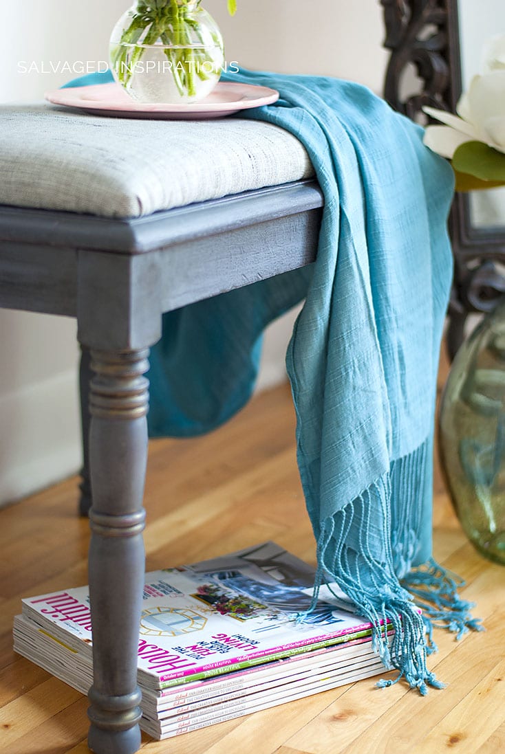 Upholstered Bench - Salvaged Inspirations