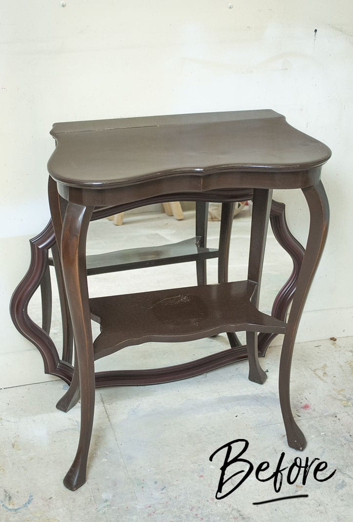 Entry Table + Mirror Before