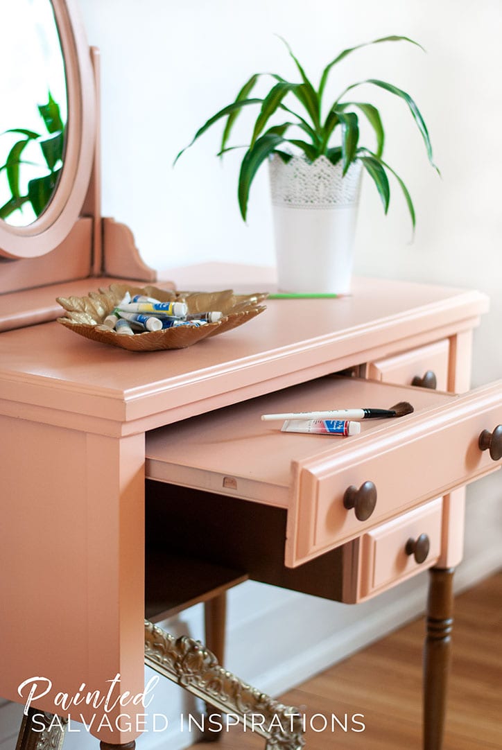 Salvaged-Sewing-Desk---Painted-DIY