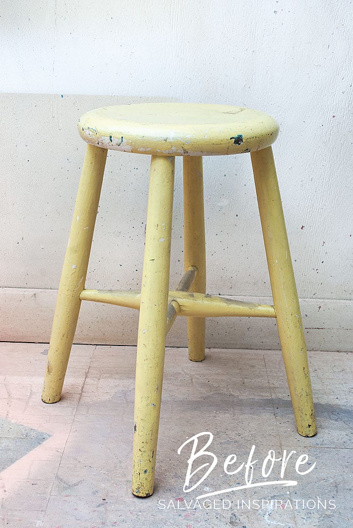 Salvaged Stool - Before