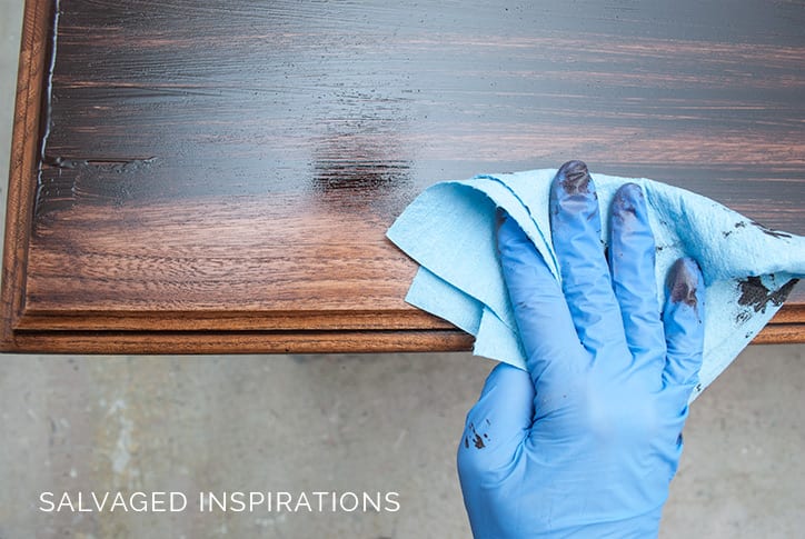 Staining Top of Buffet