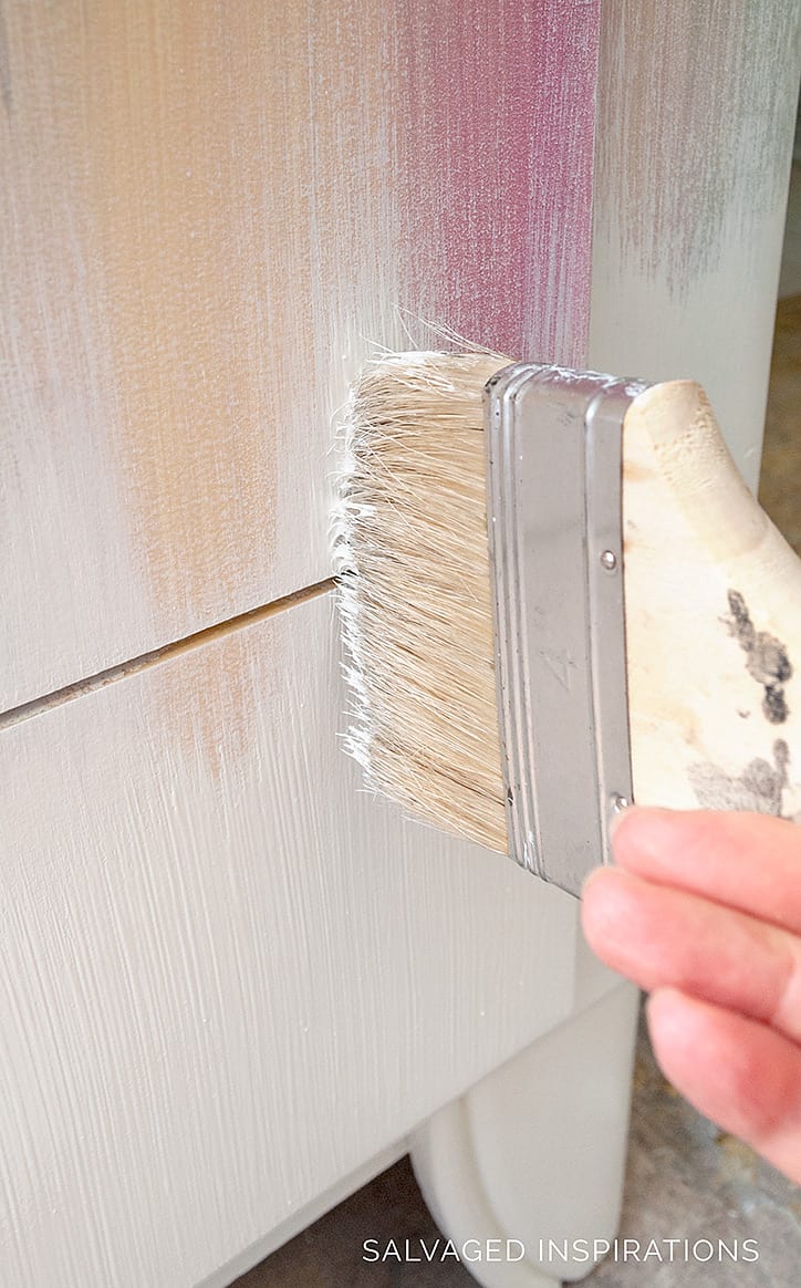 Dry Brushing Chalk-Mineral Paint w Chip Brush