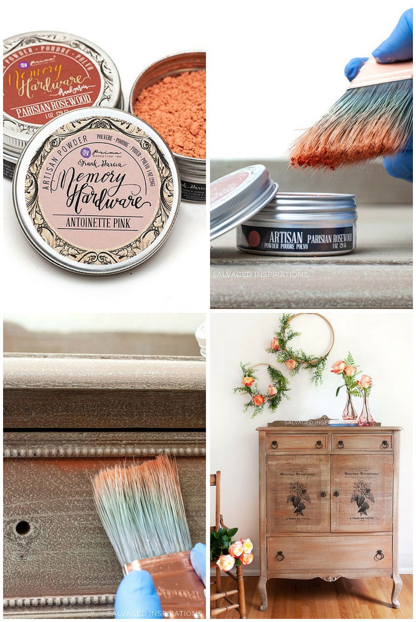 Artisan Powder Salvaged Dresser Makeover