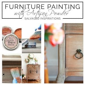 Painting With Artisan Powder Salvaged Dresser txt