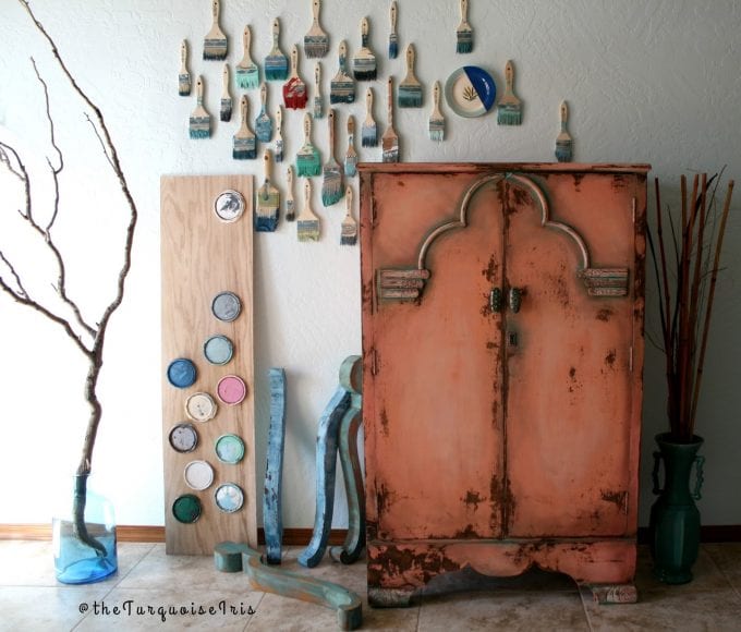 The Turquoise Iris - coral mini wardrobe 2