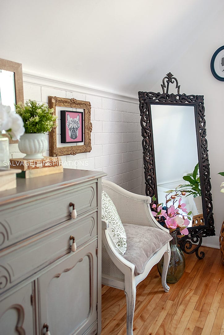 Bedroom Reveal _Painted Dresser and Chair