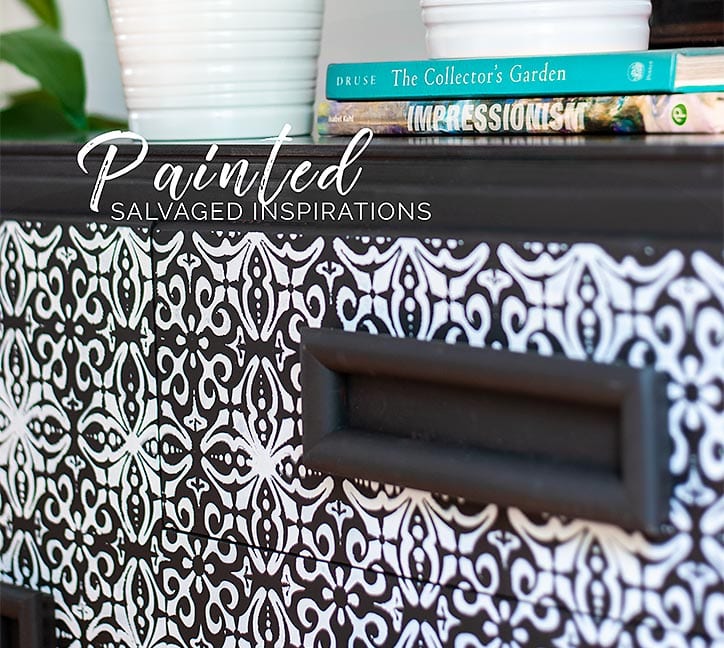 Close Up - Furniture Stenciling w Dixie Belle and ReDesign