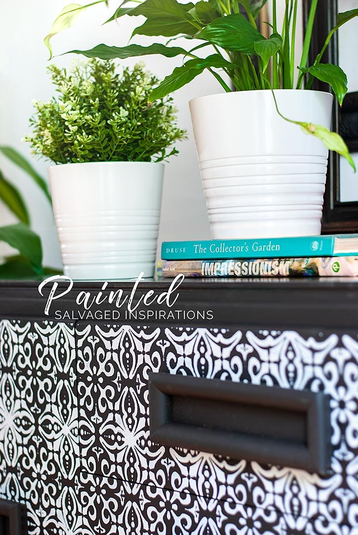 Close Up - Furniture Stenciling
