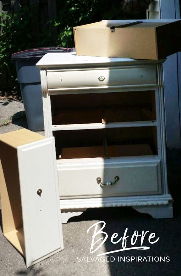 Curb-Shopped Dresser-Before