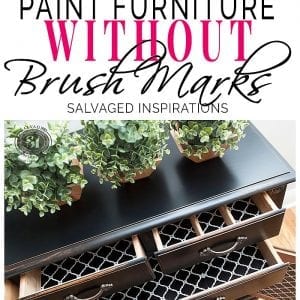 Paint Furniture WITHOUT Brush Strokes