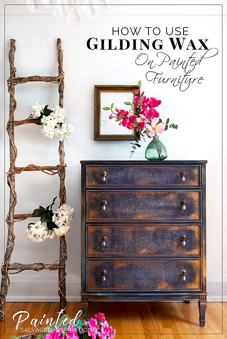 How To Use Gilding Wax on Painted FurnitureBlu