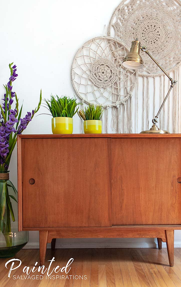 Mid Century Modern Cabinet - Salvaged Inspirations