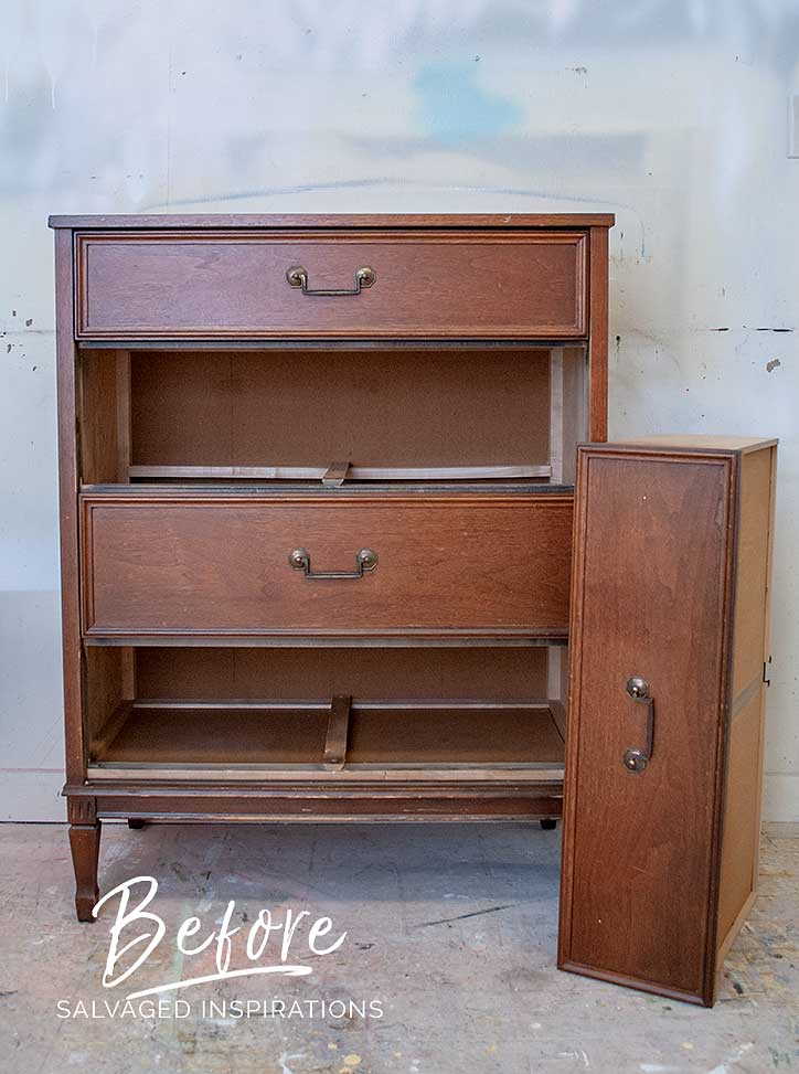 Thrift Store Dresser - Before