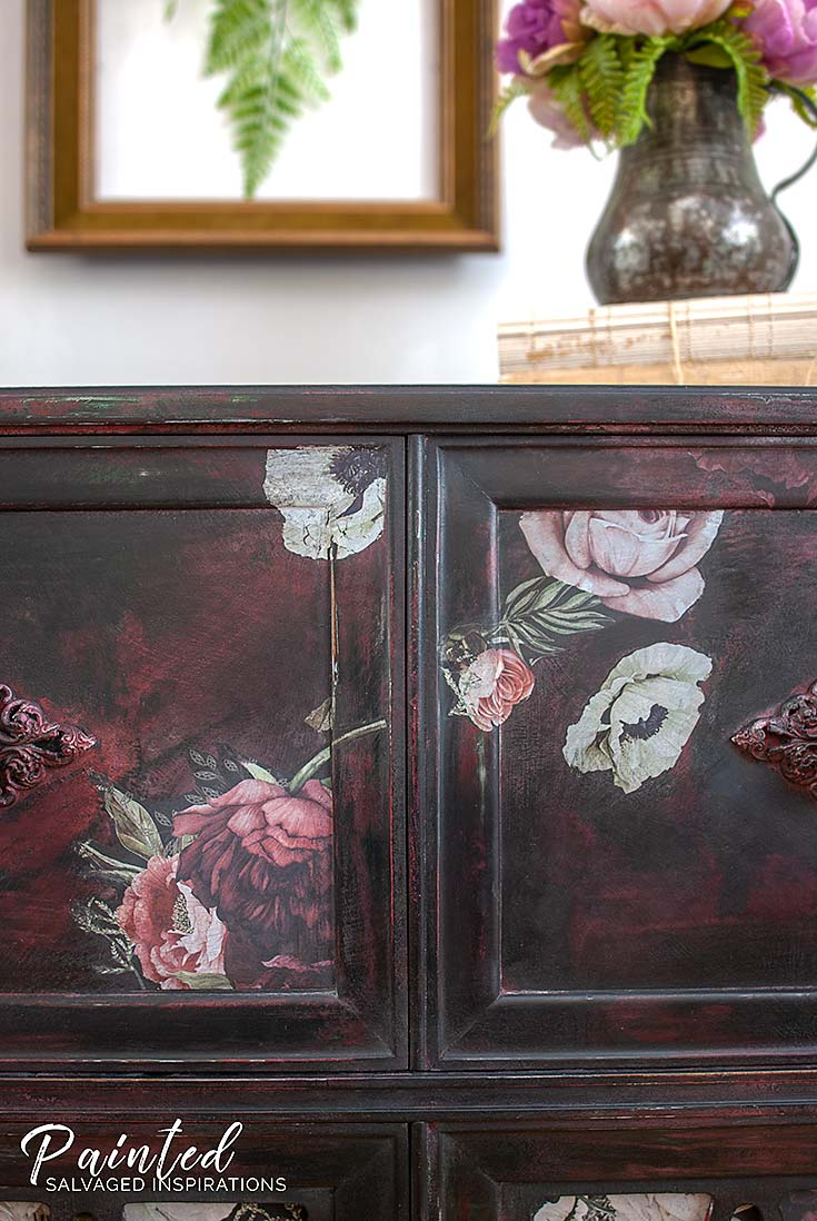 Close Up of Furniture Transfers